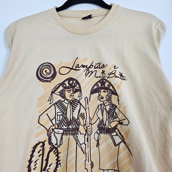 M & F Lambiao E Maria Bonita Recife Brasil Mens Large Short Sleeve T Shirt - Picture 3 of 10
